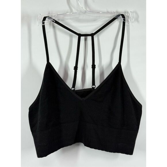 A9— Anthropologie ribbed tank crop top size L/XL - Picture 1 of 5